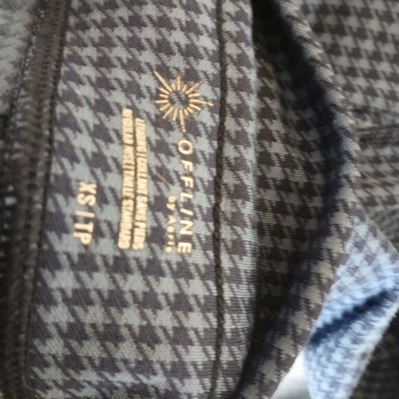 OFFLINE By Aerie Mini Houndstooth Drawcord Legging (Blue) - Picture 4 of 5